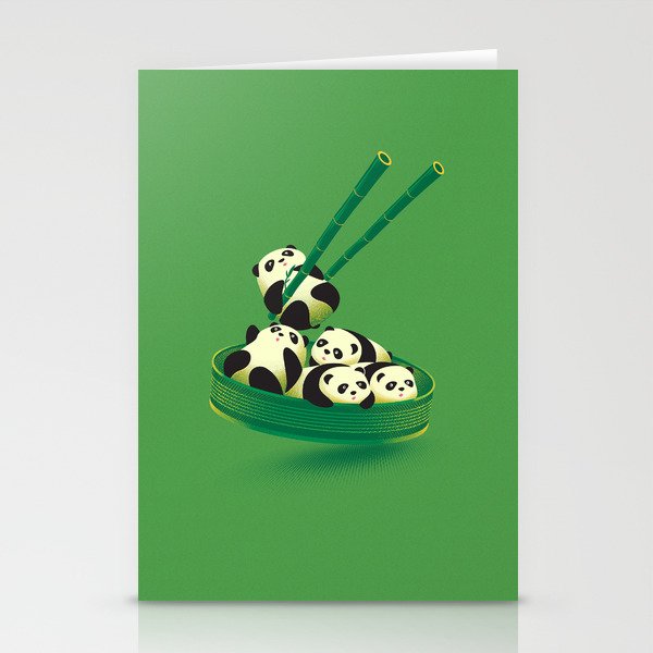 Panda Dumpling Stationery Cards