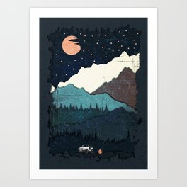 Offroad Expedition Art Print