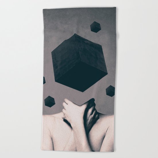 Think Outside The Box Beach Towel