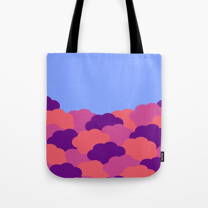 Great Fluff in the Sky - Abstract Cloud Art Tote Bag