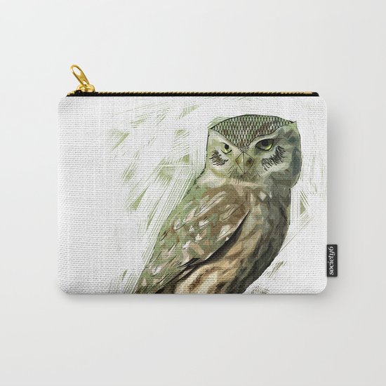 Olive Owl Carry-All Pouch