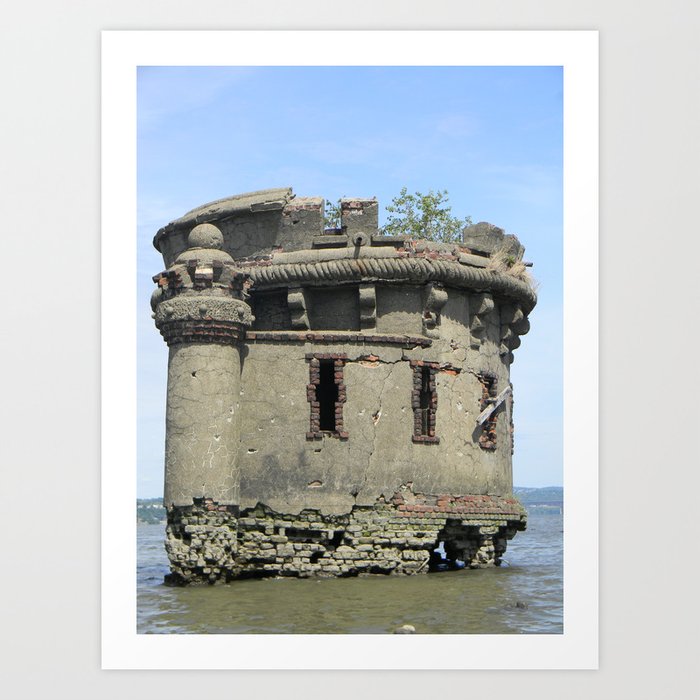 Bannerman S Castle Ruin Art Print By Karyashley Society6