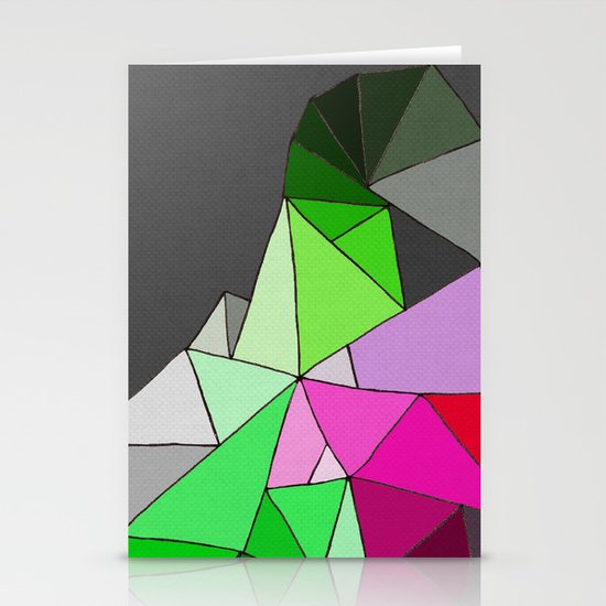 perfect colors in an imperfect configuration Stationery Cards