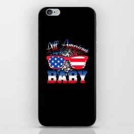 All american Baby US flag 4th of July iPhone Skin