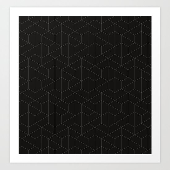 Hexagonal Art Print