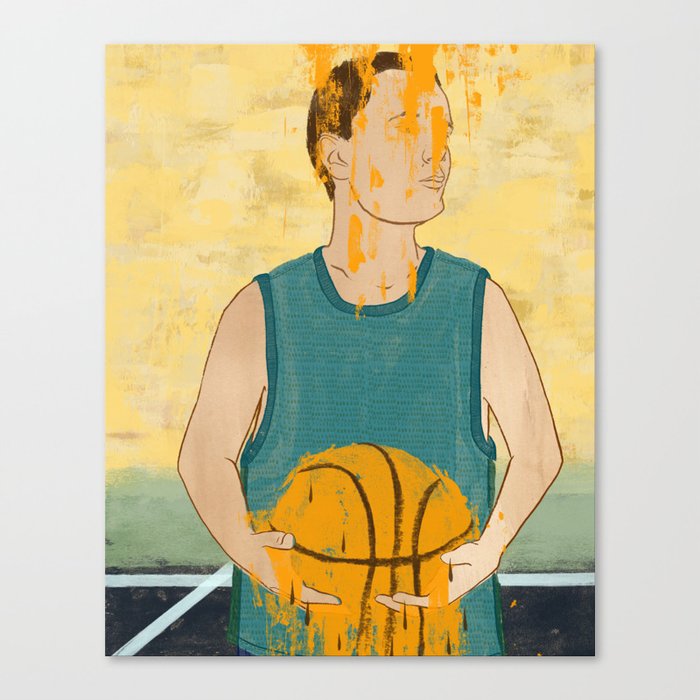 Losing My Love For Basketball Canvas Print By O Fishel Society6