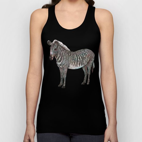 Zebra Unisex Tank Top