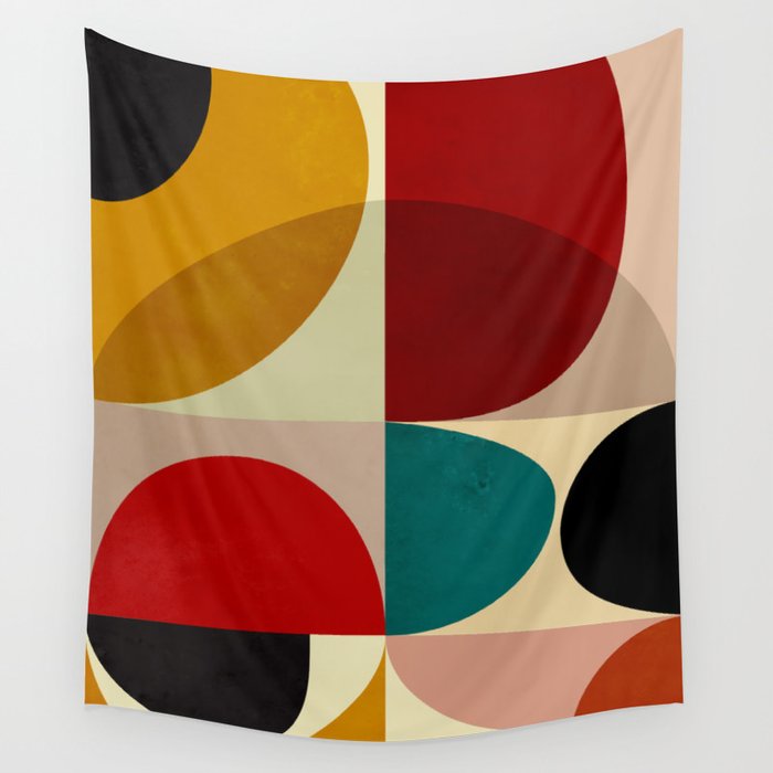 Mid century shop wall tapestry