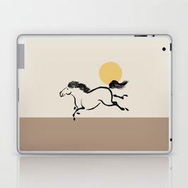 Wild Horse Simple Illustration  Laptop Skin