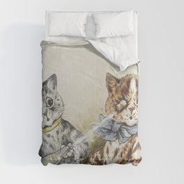 Pop! Eccentric Cats of Louis Wain Art Prints Comforter
