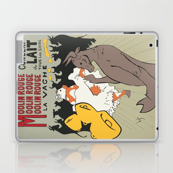 Moolin Rouge - This Cow Can Can Can Laptop & iPad Skin