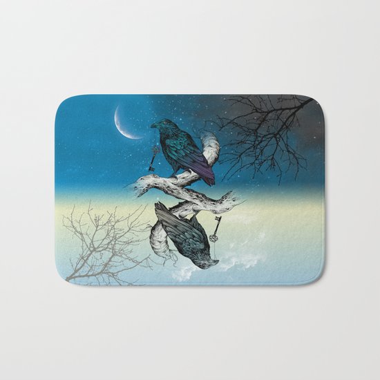 Raven's Key Night+Day Bath Mat