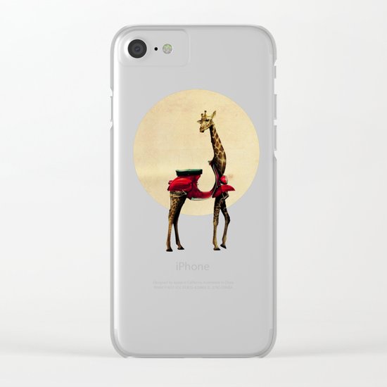 Giraffe Clear iPhone Case