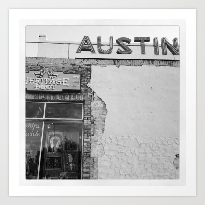 Austin (Heritage Boot) Art Print
