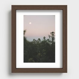 summer sunset bloom  Recessed Framed Print