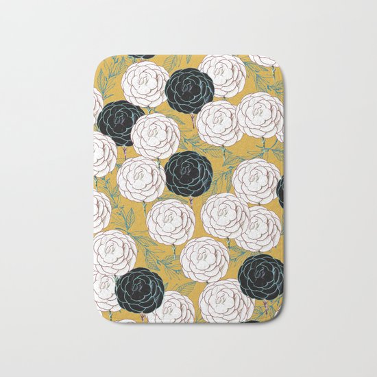 Carnations #society6 #decor #buyart Bath Mat