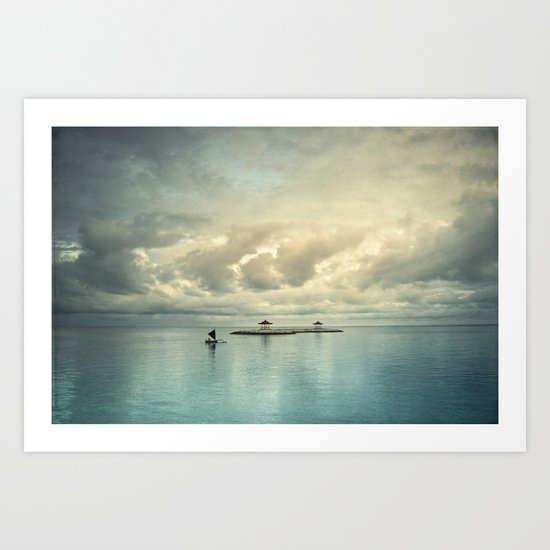the art of silence Art Print