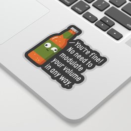 Beer With Me Sticker