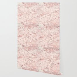 Rose Glitter Line Marble Collection Wallpaper