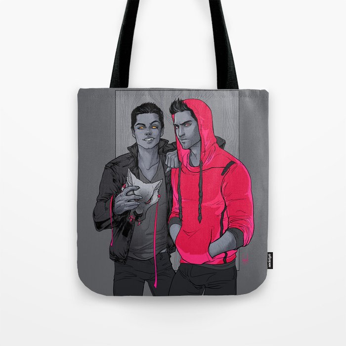 Little Red has Pointy Teeth Tote Bag
