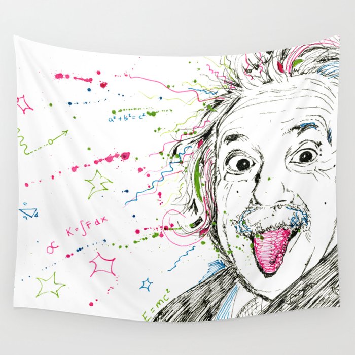 Einstein! Wall Tapestry