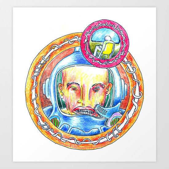 Astroteque. Art Print
