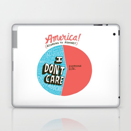 The 47% of America Romney Doesn't Care About Laptop & iPad Skin
