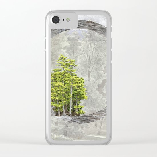 'Trees are sanctuaries' Clear iPhone Case