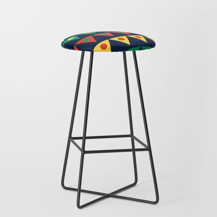 Bright & Bold Party Bunting Flags Bar Stool