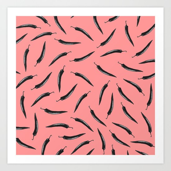 pepper pattern Art Print