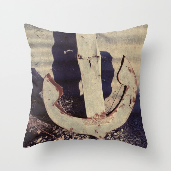 Anchor Throw Pillow