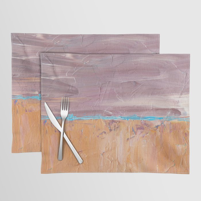 Abstract Minimalist Stripes Painting Placemat