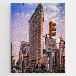 Flat Iron Building | USA | New York | Fine art urban travel photography print | Art Print Jigsaw Puzzle