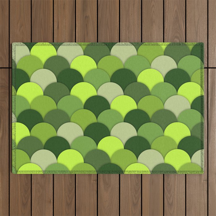 Lima . Lime Outdoor Rug
