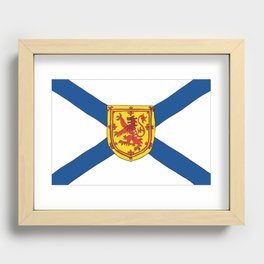 The Flag of Nova Scotia  Recessed Framed Print