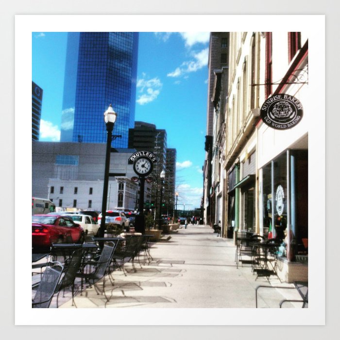 Spring Day In Downtown Lexington, Ky Art Print