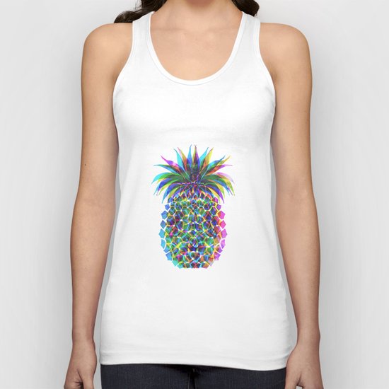 Pineapple CMYK Unisex Tank Top