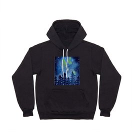Starry Night with Pines Hoody