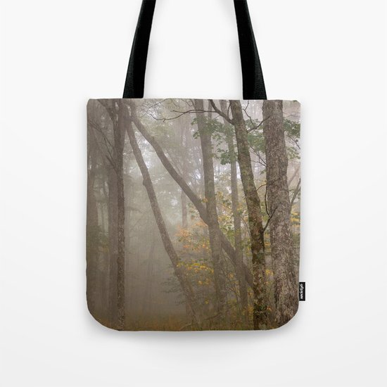Misty Spruce Knob Forest Tote Bag