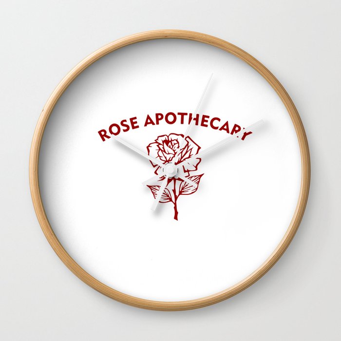rose apothecary Wall Clock