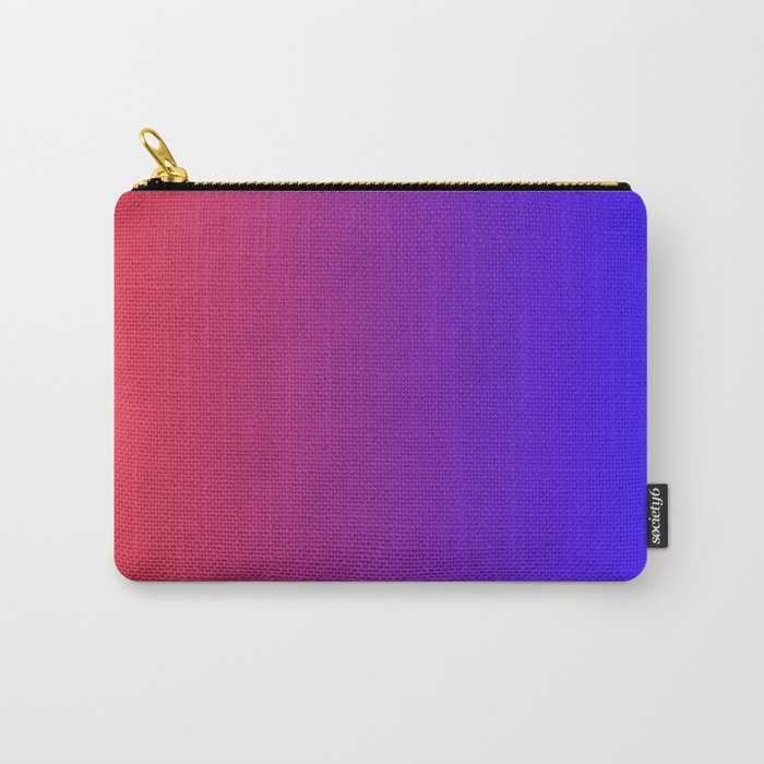 Dark-Blue and Red Gradient 020 Carry-All Pouch