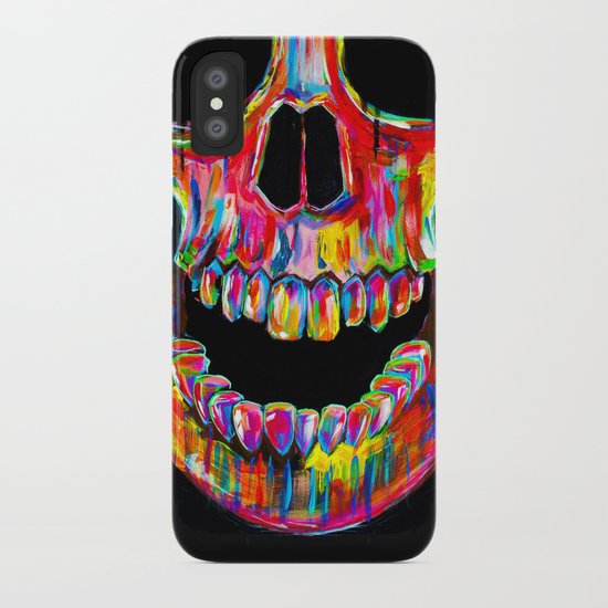 Chromatic Skull iPhone Case