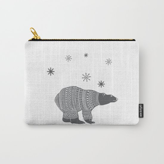 Polar bear - Animal watercolor illustration Carry-All Pouch