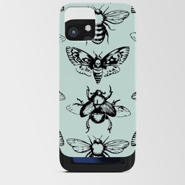 MINT INSECT TRIO PATTERN iPhone Card Case