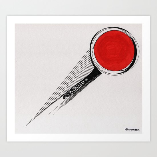 time to go exploring Art Print