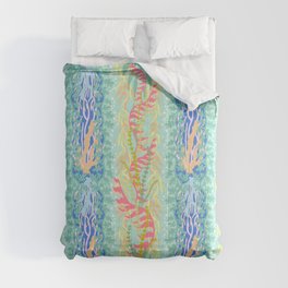Seaweed and Coral Pattern Comforter