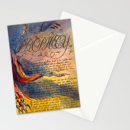 Art from "America: A Prophecy" by William Blake (1793) Stationery Card