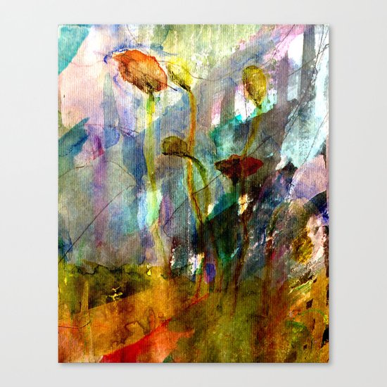 flowers on the field Canvas Print