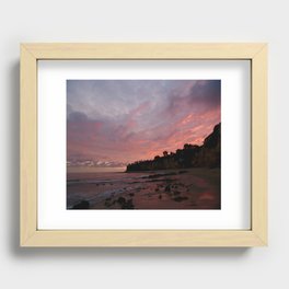 Malibu Sunset Recessed Framed Print