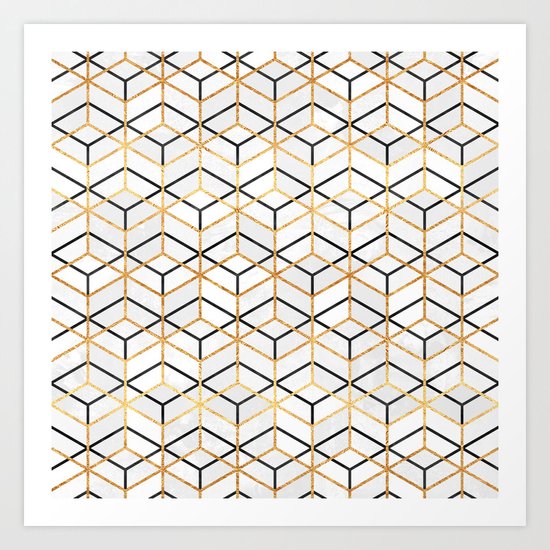 Pretty Geometry 2 Art Print